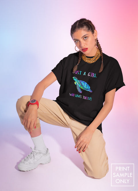 White or Black Softstyle 100% Cotton Tee