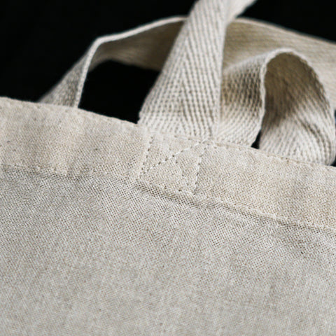 Noirtees by Noir et Noir, photo of a customized natural lightweight totebag - Detail 2