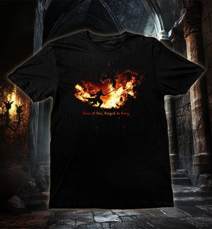 Inferno Clash T-Shirt, Battle of Fire and Fury