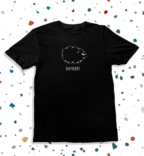 Shiny Black Sheep T-Shirt, dare to stand out!